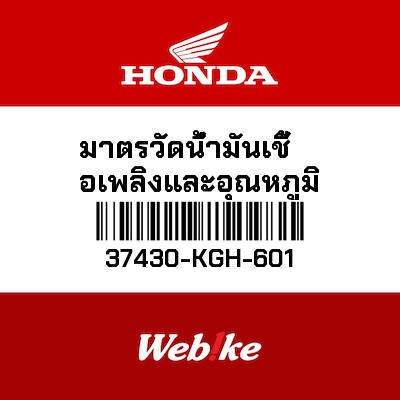【HONDA Thailand 原廠零件】油表總成 37430-KGH-601