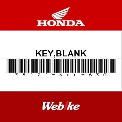 【HONDA Thailand 原廠零件】空白鑰匙 35121-KEE-630